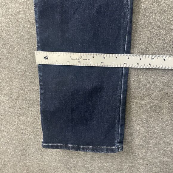 KANCAN Womens Jeans 11/29 Mid-Rise Dark Wash Bootcut Stretch Style # KC8683D EUC - Picture 11 of 14